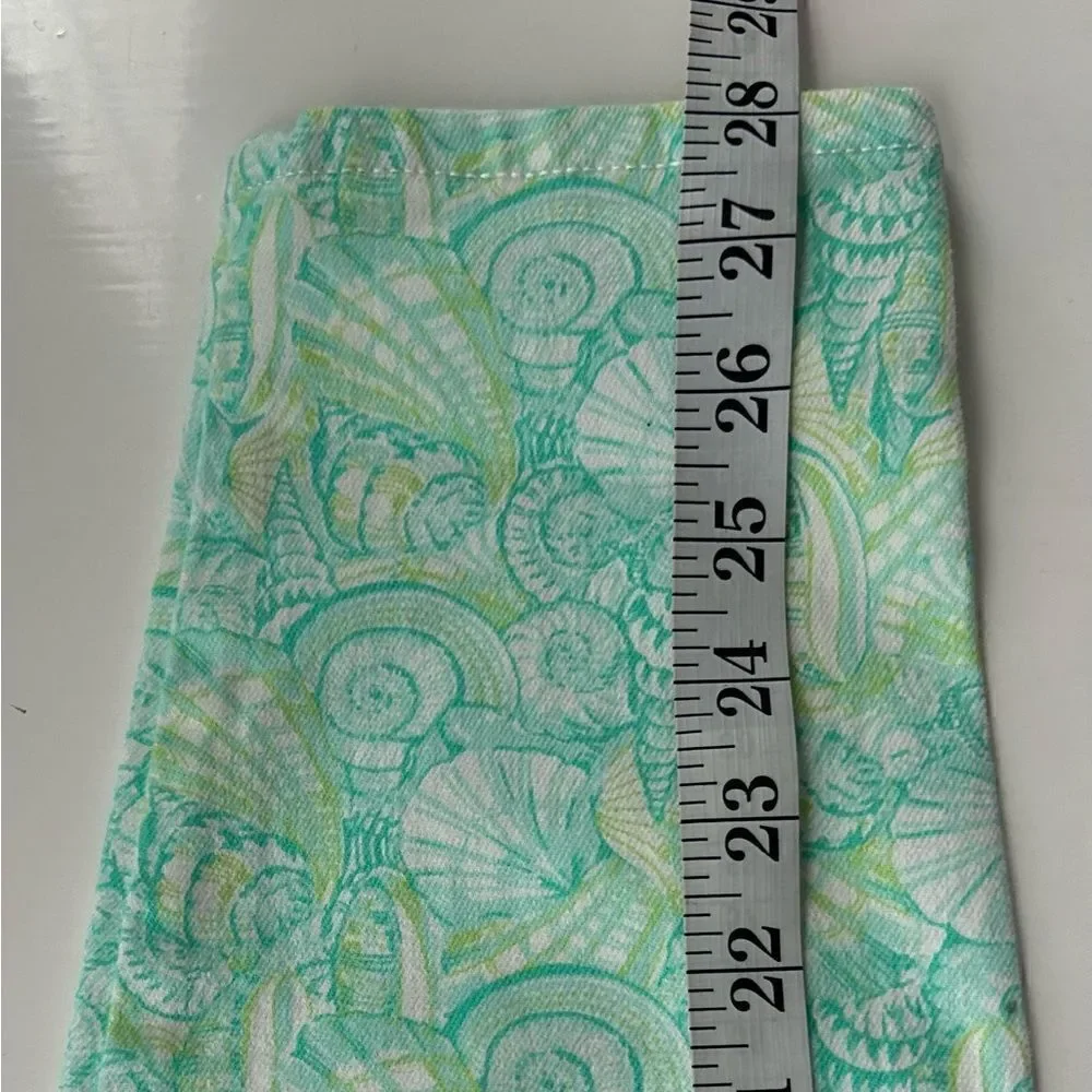 Vineyard Vines Green White Nantucket Seashell Jeans Size 2